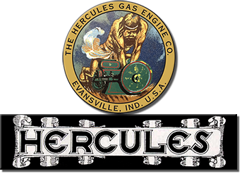 Hercules Engine reproduction Name Plate tag Nameplate Early Economy 